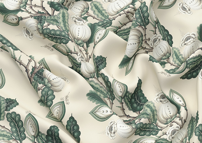 Midford Vine, Buttermilk - Made to Measure Curtains - Image 4